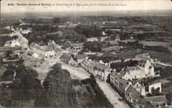 CPA Sainte Anne Auray Panorama of the Village taken of the Bell-tower of the Basilica