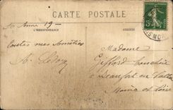 CPA Sainte Anne Auray View a day of great Pilgrimage the Basilica