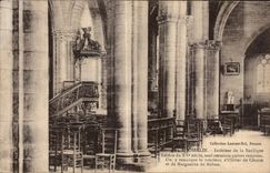 CPA Josselin interior de la basilica que construye XV centenario