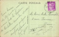 CPA Anne dd Auray the Martyrdom and the Cloister