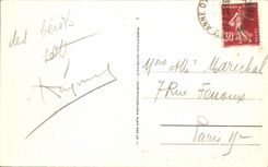 CPA Anne Auray Church and the War memorial of Brittany