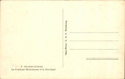 CPA Anne Auray the Miraculous Fountain and the Basilica