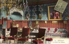 CPA Josselin la sala de estar de Cbateau