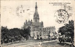 CPA Anne Auray the Basilica taken of Scala Sancta