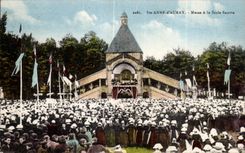 CPA Anne Auray Mass in Scala Sancta Pilgrimage