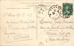 CPA Sainte Anne Auray Procession on the Field of I Spine Pilgrimage