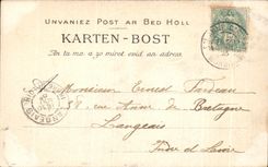 CPA Sainte Anne Auray the Cloister Christ