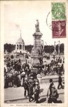 CPA Sainte Anne Auray Pilgrims with the Fountain