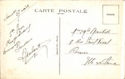 CPA Sainte Anne Auray Pilgrims with the Fountain