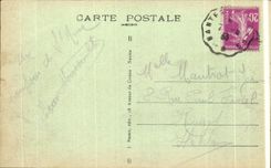 CPA Sainte Anne Auray the miraculous Fountain and the Basilica