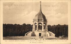 CPA Anne Auray Le Mouneut with the Breton Soldiers Died During the war