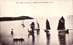 CPA Kerity La Bale un jour de regates