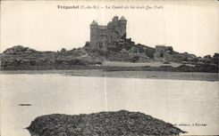 CPA Tregastel Le Castel ou fut ecrit Quo Vadis