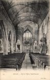 CPA Dinan Nef de l Eglise Saint Sauveur
