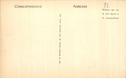 CPA Island De Brehat the Rock Of the Peacock