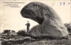 CPA La Bretagne Pittorresque Les Rochers bizarres La Roche Guerile a Ploumanach