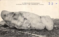 CPA La Bretagne Pittorresque Les Rochers bizarres Ploumanach La Larve