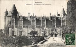 CPA Morbihan Josselin Le Chateau (Facade interieure)