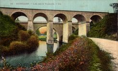 CPA Guingamp Les Deux Viaducs