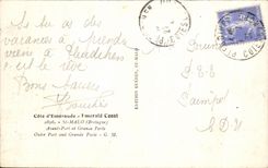 CPA dimensiona St Malo de la costa del merald de Emeraude