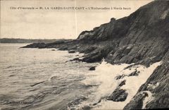 CPA La Garde Saint Cast l Embarcadere a Maree haute