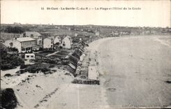 CPA St Cast La Plage et I Hotel de la Garde
