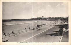 CPA Saint Cast La Plage et le boulevard de la Mer