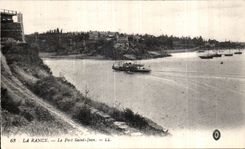 CPA La Rance Le Port Saint Jean Bateau