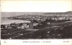 CPA Antibes Alpes Maritimes vue generale