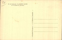 CPA Lautaret Le Alpine Garden and the chain of Galibier