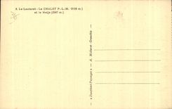 CPA Lautaret Le Country cottage PLM and Meije