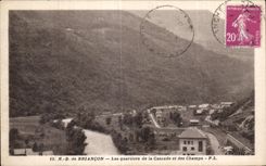 Districtos de CPA Briancon de la cascada y de los campos