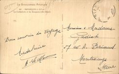 CPA Brianconnais Artistiqne la catedral y las paredes