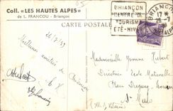 CPA las altas montanas de Francou Briacon