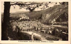 CPA Route Napoleon Vallee de la Durance Sisteron la Citadelle
