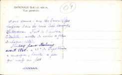 CPA Entervaux Vue generale