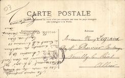 CPA Vichy Places and Statue of the Republic