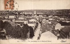 CPA Vichy Panoramic View known the Carnot Boulevard