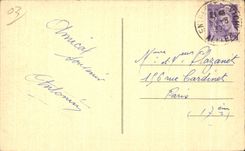 CPA Vichy Vue generale sur la Boucle de l Allier