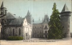 CPA Surroundings of Vichy Castle of Bussel Bourbon