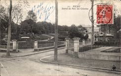 CPA Vichy Entrance of the Park of Celestins