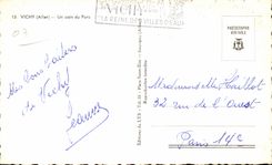 CPA Vichy Allier a corner of the Park