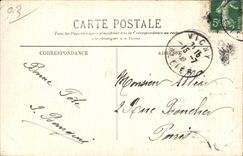 CPA Vichy Walk and Bridge on Allier