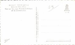 CPA Vichy Allier Queen of the Cities Water Seen on President Wilson