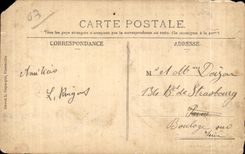 CPA Neris Les Bains Entree du Parc et rue Boisrot Desserviers