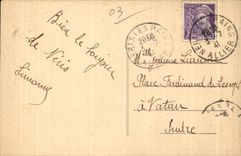 CPA Neris Les Bains Allier Le Casino et Entree Grand Etaliissement Thermal