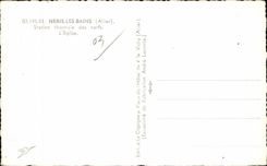 CPA Neris les Bains Allier Station Thermale des nerts l Eglise