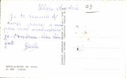 CPA Neris les Bains Allier l Eglise
