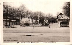 CPA Neris les Bains Allier PLace de la Repubilique