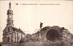 CPA Allier Neris les Bains Chapelle de St Joseph et la Grotte